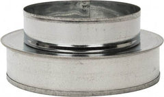 Made in USA - 8" ID Galvanized Duct Shortway Reducer without Crimp - Standard Gage, 24 Piece - Apex Tool & Supply