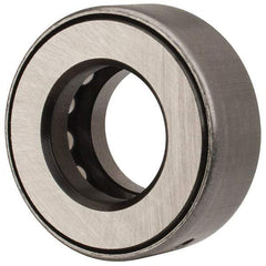 INA Bearing - 3/4" Inside x 1-15/32" Outside Diam, 5/8" Thick, Steel Ball Thrust Bearing - 7,300 Lbs. Static Capacity, 4,250 Max Pressure x Velocity - Apex Tool & Supply