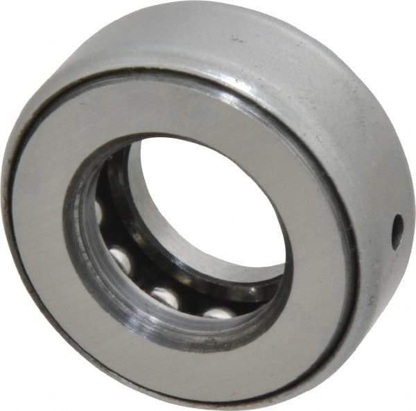 INA Bearing - 3/4" Inside x 1-15/32" Outside Diam, 9/16" Thick, Steel Ball Thrust Bearing - 7,300 Lbs. Static Capacity, 4,250 Max Pressure x Velocity - Apex Tool & Supply