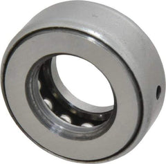INA Bearing - 3/4" Inside x 1-15/32" Outside Diam, 9/16" Thick, Steel Ball Thrust Bearing - 7,300 Lbs. Static Capacity, 4,250 Max Pressure x Velocity - Apex Tool & Supply
