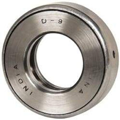 INA Bearing - 1" Inside x 1.969" Outside Diam, 5/8" Thick, Steel Ball Thrust Bearing - 13,100 Lbs. Static Capacity, 6,700 Max Pressure x Velocity - Apex Tool & Supply