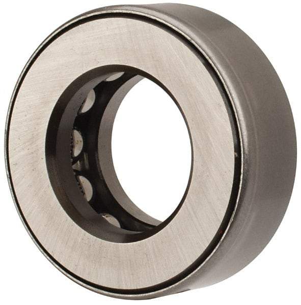 INA Bearing - 1-1/16" Inside x 1.969" Outside Diam, 3/4" Thick, Steel Ball Thrust Bearing - 15,100 Lbs. Static Capacity, 8,500 Max Pressure x Velocity - Apex Tool & Supply
