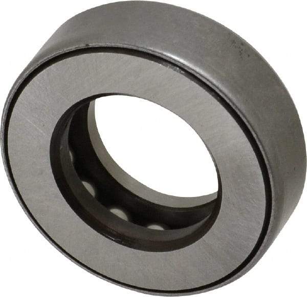 INA Bearing - 1-1/16" Inside x 1.969" Outside Diam, 5/8" Thick, Steel Ball Thrust Bearing - 13,100 Lbs. Static Capacity, 6,700 Max Pressure x Velocity - Apex Tool & Supply