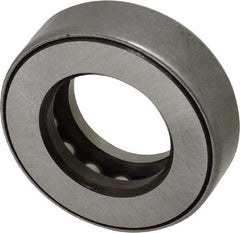 INA Bearing - 1-1/16" Inside x 1.969" Outside Diam, 5/8" Thick, Steel Ball Thrust Bearing - 13,100 Lbs. Static Capacity, 6,700 Max Pressure x Velocity - Apex Tool & Supply