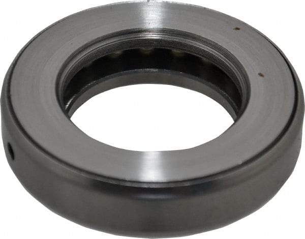 INA Bearing - 1-1/2" Inside x 2-19/32" Outside Diam, 5/8" Thick, Steel Ball Thrust Bearing - 18,300 Lbs. Static Capacity, 7,700 Max Pressure x Velocity - Apex Tool & Supply