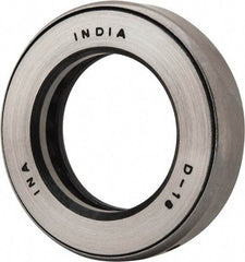INA Bearing - 1-9/16" Inside x 2-19/32" Outside Diam, 5/8" Thick, Steel Ball Thrust Bearing - 18,300 Lbs. Static Capacity, 7,700 Max Pressure x Velocity - Apex Tool & Supply