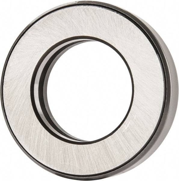INA Bearing - 1-3/4" Inside x 3-3/32" Outside Diam, 13/16" Thick, Steel Ball Thrust Bearing - 26,500 Lbs. Static Capacity, 10,600 Max Pressure x Velocity - Apex Tool & Supply
