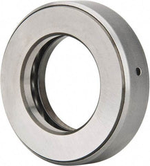 INA Bearing - 1-7/8" Inside x 3-7/32" Outside Diam, 13/16" Thick, Steel Ball Thrust Bearing - 27,500 Lbs. Static Capacity, 10,800 Max Pressure x Velocity - Apex Tool & Supply