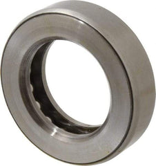 INA Bearing - 2" Inside x 3-11/32" Outside Diam, 7/8" Thick, Steel Ball Thrust Bearing - 32,500 Lbs. Static Capacity, 13,400 Max Pressure x Velocity - Apex Tool & Supply