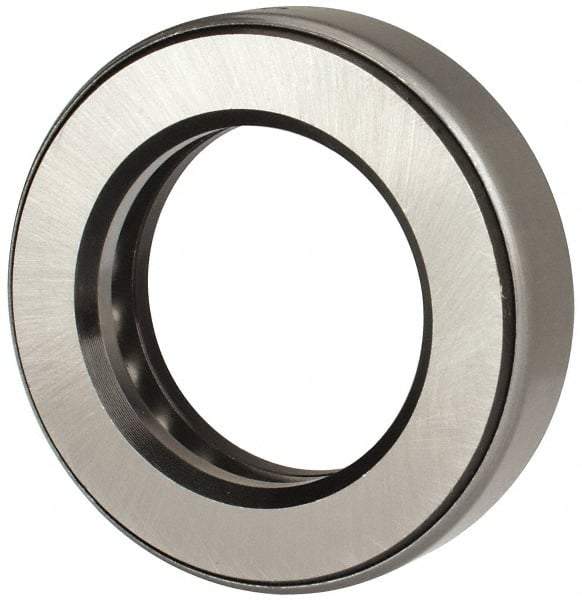 INA Bearing - 2-1/16" Inside x 3-11/32" Outside Diam, 13/16" Thick, Steel Ball Thrust Bearing - 29,000 Lbs. Static Capacity, 10,800 Max Pressure x Velocity - Apex Tool & Supply