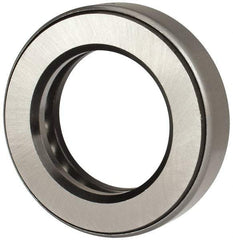 INA Bearing - 2-1/16" Inside x 3-11/32" Outside Diam, 13/16" Thick, Steel Ball Thrust Bearing - 29,000 Lbs. Static Capacity, 10,800 Max Pressure x Velocity - Apex Tool & Supply