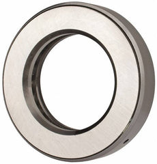 INA Bearing - 2-1/4" Inside x 3-23/32" Outside Diam, 13/16" Thick, Steel Ball Thrust Bearing - 31,500 Lbs. Static Capacity, 11,200 Max Pressure x Velocity - Apex Tool & Supply