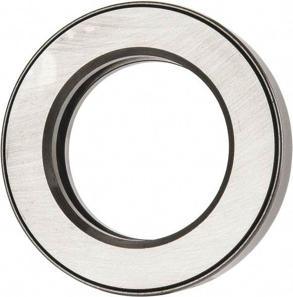 INA Bearing - 2-3/8" Inside x 3-27/32" Outside Diam, 13/16" Thick, Steel Ball Thrust Bearing - 32,500 Lbs. Static Capacity, 11,500 Max Pressure x Velocity - Apex Tool & Supply