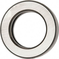 INA Bearing - 2-3/8" Inside x 3-27/32" Outside Diam, 13/16" Thick, Steel Ball Thrust Bearing - 32,500 Lbs. Static Capacity, 11,500 Max Pressure x Velocity - Apex Tool & Supply