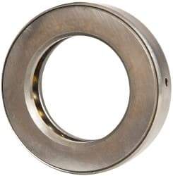 INA Bearing - 2-11/16" Inside x 4.344" Outside Diam, 1" Thick, Steel Ball Thrust Bearing - 49,000 Lbs. Static Capacity, 18,100 Max Pressure x Velocity - Apex Tool & Supply