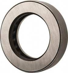 INA Bearing - 2-3/4" Inside x 4-15/32" Outside Diam, 1" Thick, Steel Ball Thrust Bearing - 51,000 Lbs. Static Capacity, 18,200 Max Pressure x Velocity - Apex Tool & Supply