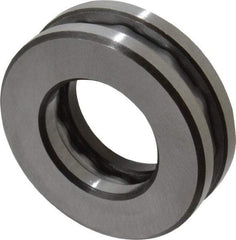 INA Bearing - 1-1/16" Inside x 1.969" Outside Diam, 5/8" Thick, Steel Ball Thrust Bearing - 6,700 Lbs. Static Capacity, 3,650 Max Pressure x Velocity - Apex Tool & Supply