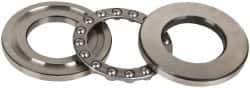 INA Bearing - 1-5/8" Inside x 2.969" Outside Diam, 13/16" Thick, Steel Ball Thrust Bearing - 14,000 Lbs. Static Capacity, 6,100 Max Pressure x Velocity - Apex Tool & Supply
