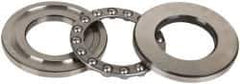 INA Bearing - 1-5/8" Inside x 2.969" Outside Diam, 13/16" Thick, Steel Ball Thrust Bearing - 14,000 Lbs. Static Capacity, 6,100 Max Pressure x Velocity - Apex Tool & Supply