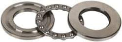 INA Bearing - 2-3/16" Inside x 3-19/32" Outside Diam, 13/16" Thick, Steel Ball Thrust Bearing - 22,600 Lbs. Static Capacity, 9,000 Max Pressure x Velocity - Apex Tool & Supply