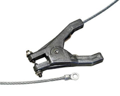 Hubbell Workplace - 19 AWG, 3 Ft., Hand Clamp, Terminal, Grounding Cable with Clamps - Noninsulated - Apex Tool & Supply