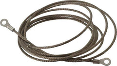 Hubbell Workplace - 19 AWG, 10 Ft., Terminal, Grounding Cable with Clamps - Noninsulated, Includes (2) 1/4 Inch Terminals - Apex Tool & Supply