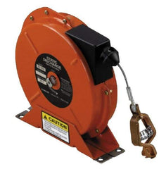 Hubbell Workplace - 1/8 Inch x 50 Ft. Stranded Cable Grounding Reel - Spring Driven Reel - Apex Tool & Supply