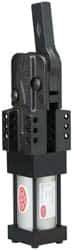 De-Sta-Co - 5,000 Lb Inner Hold Capacity, Vert Mount, Air Power Hold-Down Toggle Clamp - 3/8 NPT Port, 180° Bar Opening - Apex Tool & Supply