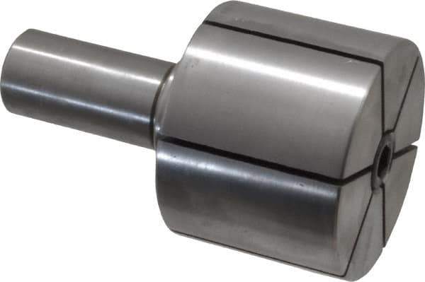 Dunham - 3/4 to 2" Grip, 2" Face Diam, 1-1/2" Body Length, Ledloy, Expanding Lathe Mandrel - Straight Shank, 3/4" Shank Diam - Apex Tool & Supply