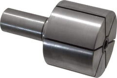 Dunham - 3/4 to 2" Grip, 2" Face Diam, 1-1/2" Body Length, Ledloy, Expanding Lathe Mandrel - Straight Shank, 3/4" Shank Diam - Apex Tool & Supply