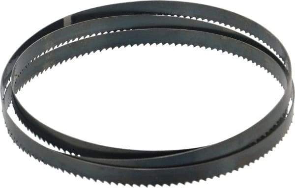 Starrett - 6 TPI, 5' 4-1/2" Long x 1/2" Wide x 0.025" Thick, Welded Band Saw Blade - Carbon Steel, Toothed Edge, Raker Tooth Set, Flexible Back, Contour Cutting - Apex Tool & Supply