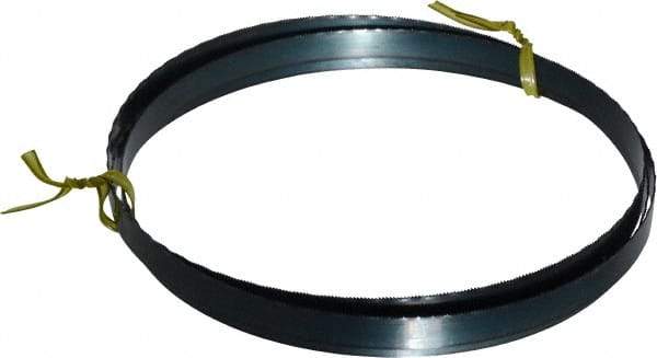 Starrett - 24 TPI, 5' 4-1/2" Long x 1/2" Wide x 0.025" Thick, Welded Band Saw Blade - Carbon Steel, Toothed Edge, Wavy Tooth Set, Flexible Back, Contour Cutting - Apex Tool & Supply