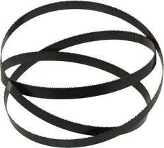 Starrett - 14 TPI, 5' Long x 1/2" Wide x 0.025" Thick, Welded Band Saw Blade - Carbon Steel, Toothed Edge, Raker Tooth Set, Flexible Back, Contour Cutting - Apex Tool & Supply