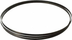 Starrett - 14 TPI, 6' 8" Long x 1/4" Wide x 0.025" Thick, Welded Band Saw Blade - Carbon Steel, Toothed Edge, Raker Tooth Set, Flexible Back, Contour Cutting - Apex Tool & Supply
