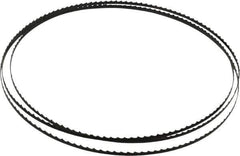 Starrett - 4 TPI, 7' 9-1/2" Long x 1/4" Wide x 0.025" Thick, Welded Band Saw Blade - Carbon Steel, Toothed Edge, Raker Tooth Set, Flexible Back, Contour Cutting - Apex Tool & Supply
