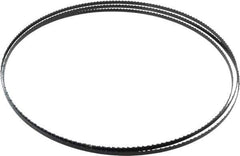 Starrett - 6 TPI, 7' 9-1/2" Long x 1/4" Wide x 0.025" Thick, Welded Band Saw Blade - Carbon Steel, Toothed Edge, Raker Tooth Set, Flexible Back, Contour Cutting - Apex Tool & Supply