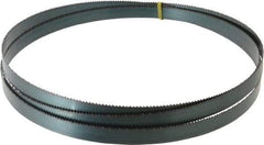 Starrett - 8 TPI, 9' Long x 3/4" Wide x 0.032" Thick, Welded Band Saw Blade - Carbon Steel, Toothed Edge, Raker Tooth Set, Flexible Back, Contour Cutting - Apex Tool & Supply