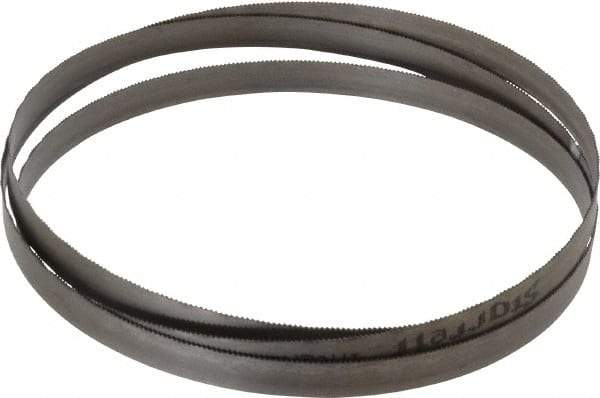 Starrett - 18 TPI, 5' 4-1/2" Long x 1/2" Wide x 0.025" Thick, Welded Band Saw Blade - Bi-Metal, Toothed Edge, Wavy Tooth Set, Contour Cutting - Apex Tool & Supply
