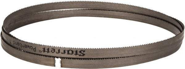 Starrett - 10 TPI, 7' 5" Long x 1/2" Wide x 0.035" Thick, Welded Band Saw Blade - Bi-Metal, Toothed Edge, Raker Tooth Set, Contour Cutting - Apex Tool & Supply
