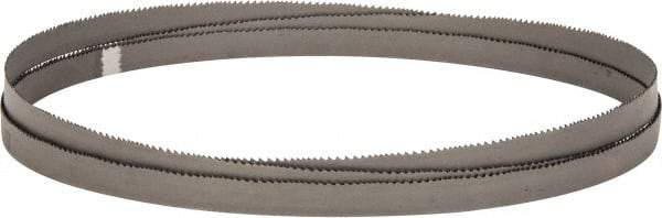 Starrett - 6 to 10 TPI, 10' 10-1/2" Long x 3/4" Wide x 0.035" Thick, Welded Band Saw Blade - Bi-Metal, Toothed Edge, Raker Tooth Set, Contour Cutting - Apex Tool & Supply
