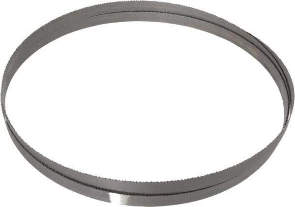 Starrett - 8 to 12 TPI, 10' 10-1/2" Long x 3/4" Wide x 0.035" Thick, Welded Band Saw Blade - Bi-Metal, Toothed Edge, Raker Tooth Set, Contour Cutting - Apex Tool & Supply