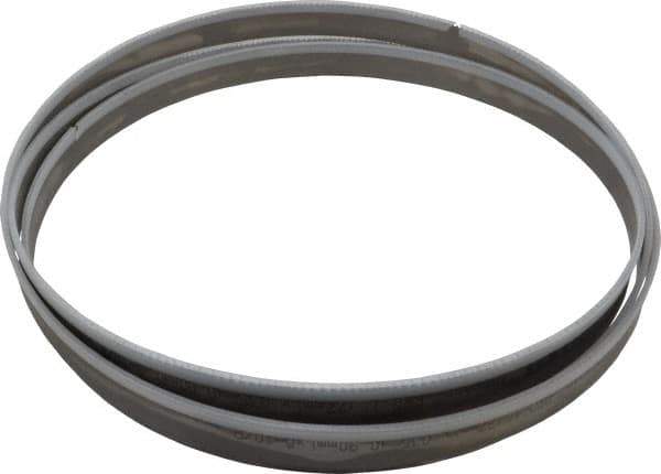 Starrett - 6 to 10 TPI, 10' 10-1/2" Long x 1" Wide x 0.035" Thick, Welded Band Saw Blade - Bi-Metal, Toothed Edge, Raker Tooth Set, Contour Cutting - Apex Tool & Supply