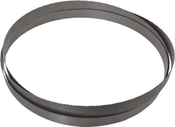 Starrett - 8 to 12 TPI, 10' 10-1/2" Long x 1" Wide x 0.035" Thick, Welded Band Saw Blade - Bi-Metal, Toothed Edge, Raker Tooth Set, Contour Cutting - Apex Tool & Supply