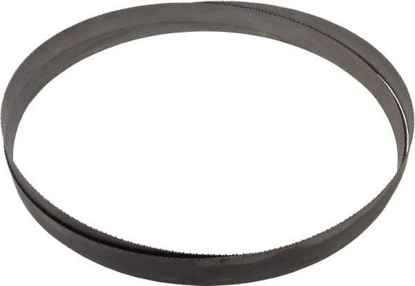 Starrett - 10 to 14 TPI, 12' Long x 1" Wide x 0.035" Thick, Welded Band Saw Blade - Bi-Metal, Toothed Edge, Raker Tooth Set, Contour Cutting - Apex Tool & Supply