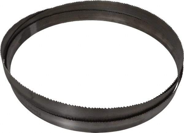 Starrett - 5 to 8 TPI, 12' Long x 1-1/4" Wide x 0.042" Thick, Welded Band Saw Blade - Bi-Metal, Toothed Edge, Raker Tooth Set, Contour Cutting - Apex Tool & Supply