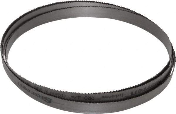 Starrett - 6 to 10 TPI, 14' 8" Long x 3/4" Wide x 0.035" Thick, Welded Band Saw Blade - Bi-Metal, Toothed Edge, Raker Tooth Set, Contour Cutting - Apex Tool & Supply