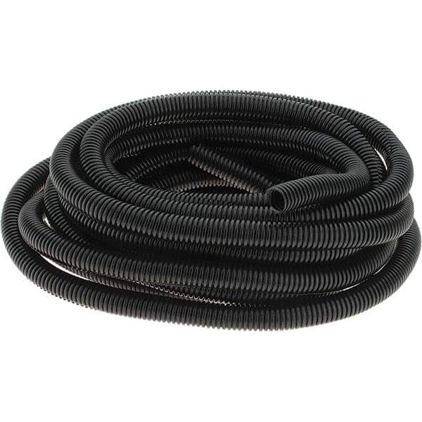 Value Collection - 25' Long, Flexible Wire Loom Conduit - Plastic, 5/8" ID - Apex Tool & Supply