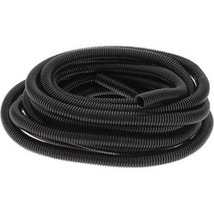 Value Collection - 25' Long, Flexible Wire Loom Conduit - Plastic, 5/8" ID - Apex Tool & Supply