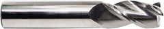 M.A. Ford - 3/8", 3 Flute, Solid Carbide, 0.03" Corner Radius End Mill - 3" OAL, 1" LOC - Apex Tool & Supply