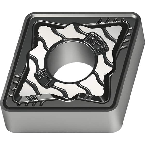 Walter - CNMG544 RP5 Grade WPP30S Carbide Turning Insert - TiCN/Al2O3/TiN Finish, 80° Diamond, 5/8" Inscr Circle, 1/4" Thick, 1/16" Corner Radius - Apex Tool & Supply
